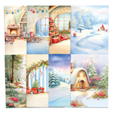 Katy Sue Designs Christmas Gnomes Scene Stash, 24 Sheets
