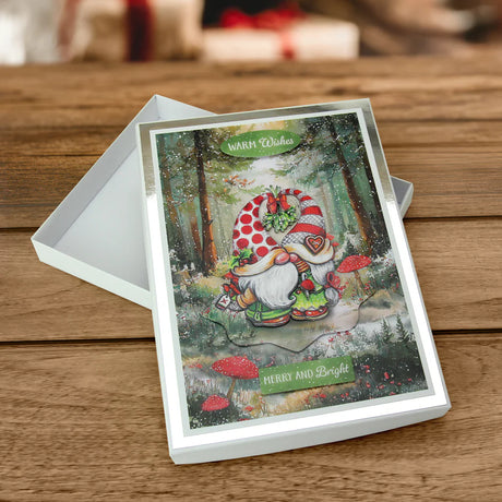 Katy Sue Designs Christmas Gnomes Scene Stash, 24 Sheets