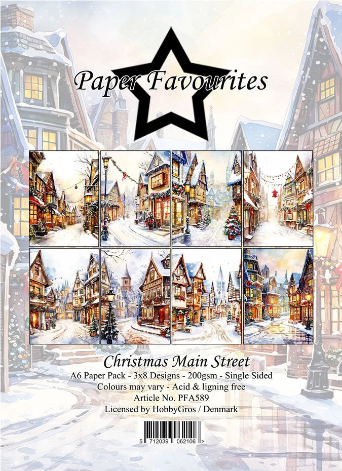 Paper Favourites Christmas Main Street A6 Paper Pad (PFA589)