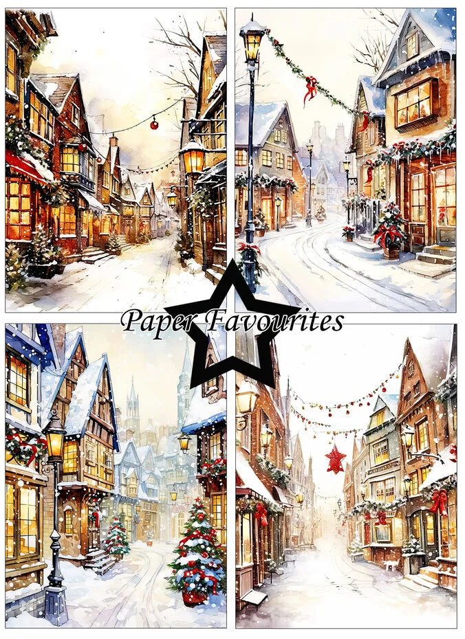 Paper Favourites Christmas Main Street A6 Paper Pad (PFA589)