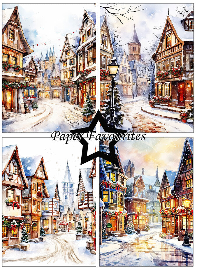 Paper Favourites Christmas Main Street A6 Paper Pad (PFA589)