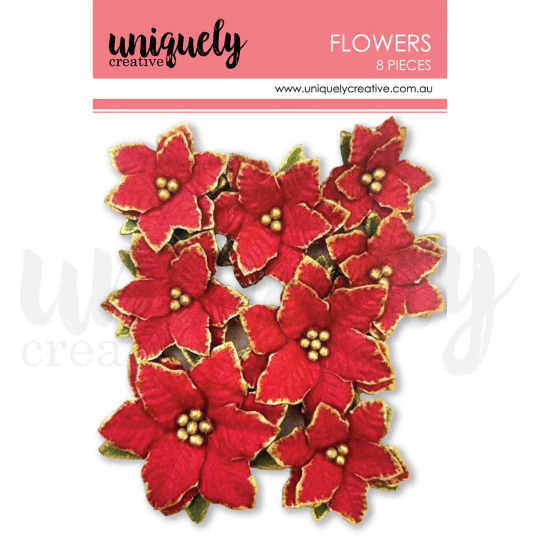 Uniquely Creative Christmas Poinsettia Flowers