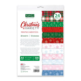 Katy Sue Designs Christmas Variety Printed Cardstock, 24 Sheets