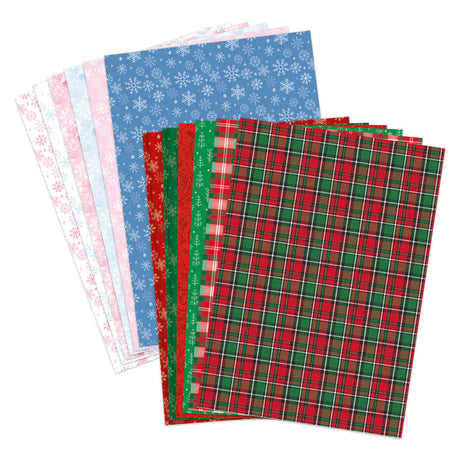 Katy Sue Designs Christmas Variety Printed Cardstock, 24 Sheets