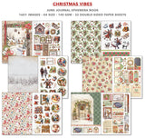 Ciao Bella Christmas Vibes Junk Journal & Ephemera Book A4 32/pkg