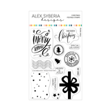 Alex Syberia Designs Christmas Postage Stamps Stamp Set
