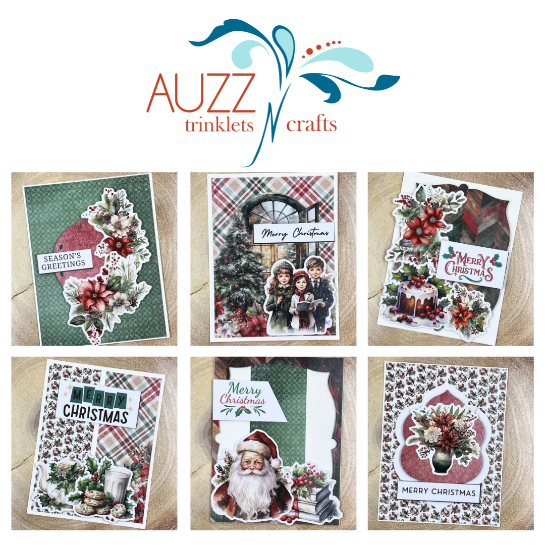 ATK Christmas Card Kit 8 ( Paper Rose Studio)