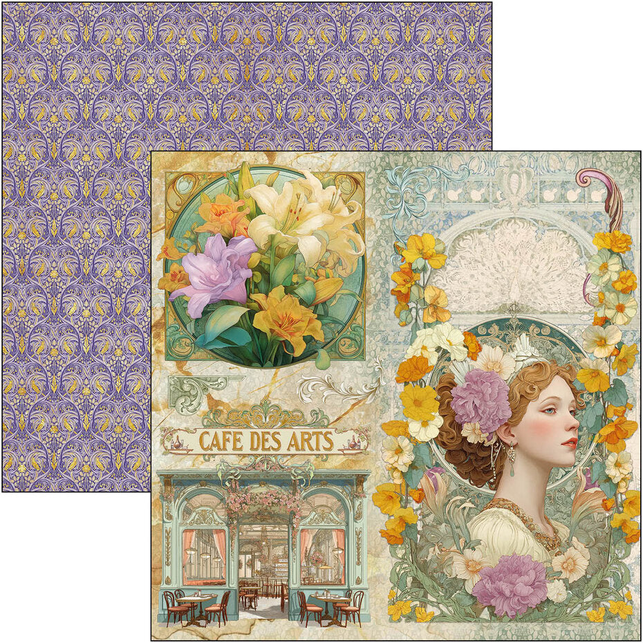 Ciao Bella Artemis 12x12 Inch Patterns Pad (8pcs) (CBT094)