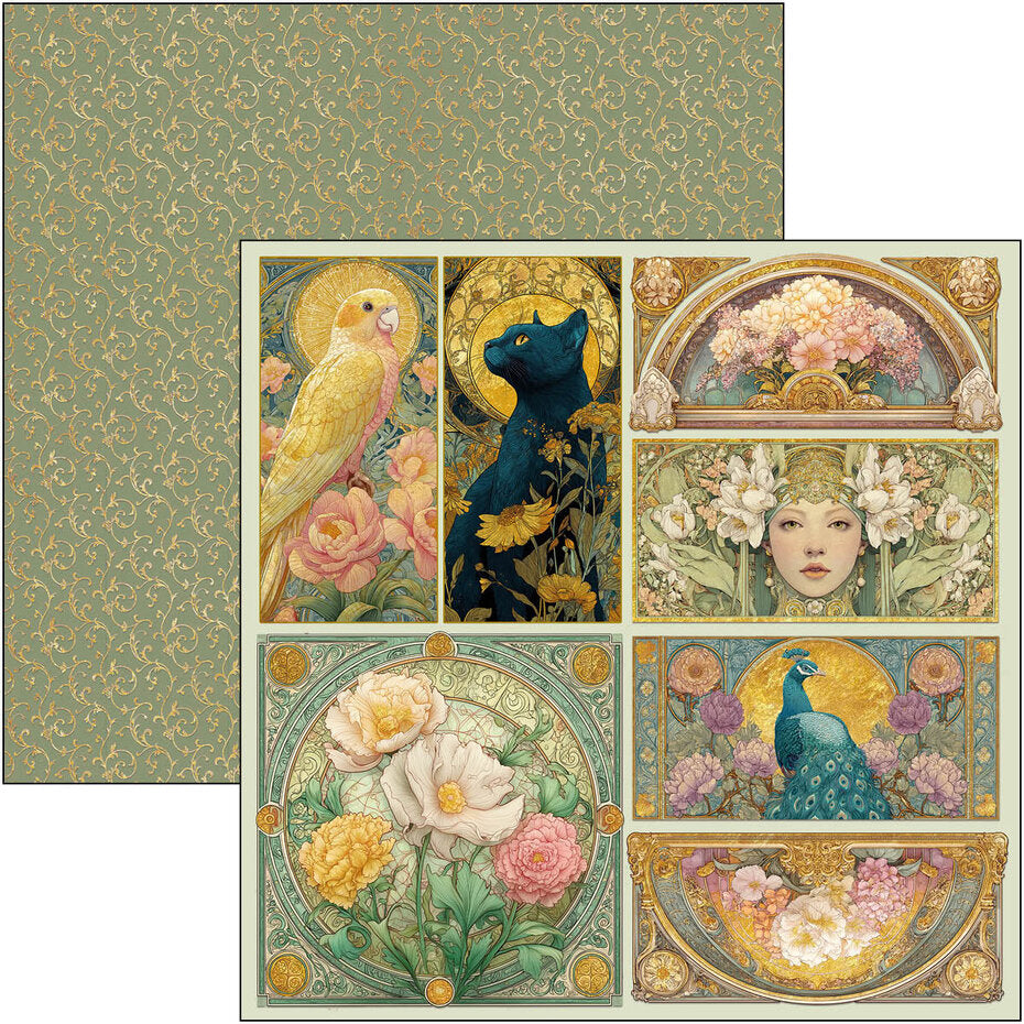 Ciao Bella Artemis 12x12 Inch Patterns Pad (8pcs) (CBT094)