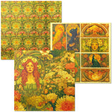 Ciao Bella Artemis 6x6 Inch Deluxe Paper Gold & Vellum Dual Pack Mixed (6pcs) (CBXQ007)