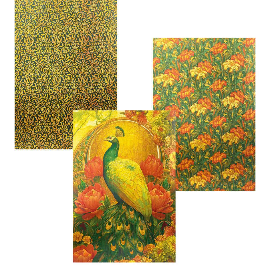 Ciao Bella Artemis A4 Deluxe Paper Gold & Vellum Dual Pack Mixed (6pcs) (CBX007)
