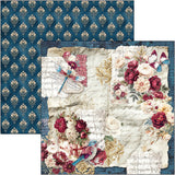 Ciao Bella Bohemian Burgundy 12x12 Inch Patterns Pad (8pcs) - CBT099