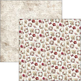 Ciao Bella Bohemian Burgundy 12x12 Inch Patterns Pad (8pcs) - CBT099