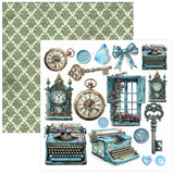 Ciao Bella Bohemian Burgundy 6x6 Inch Fussy Cut Pad (24pcs) - CBQE099