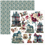 Ciao Bella Bohemian Burgundy 6x6 Inch Fussy Cut Pad (24pcs) - CBQE099