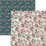 Ciao Bella Bohemian Burgundy 8x8 Inch Paper Pad (12pcs) - CBH099