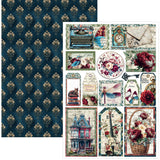 Ciao Bella Bohemian Burgundy A4 Creative Pad (9pcs) - CBCL099