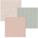 Ciao Bella Courtly Love 6x6 Inch Deluxe Paper Silver & Vellum Dual Pack Mixed (6pcs)  CBXQ010