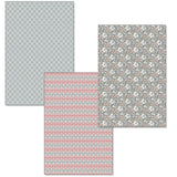 Ciao Bella Courtly Love A4 Deluxe Paper Silver & Vellum Dual Pack Mixed (6pcs) CBX010
