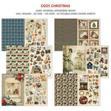Ciao Bella Cozy Christmas A4 Junk Journal Ephemera Book (32pcs) - CBB031