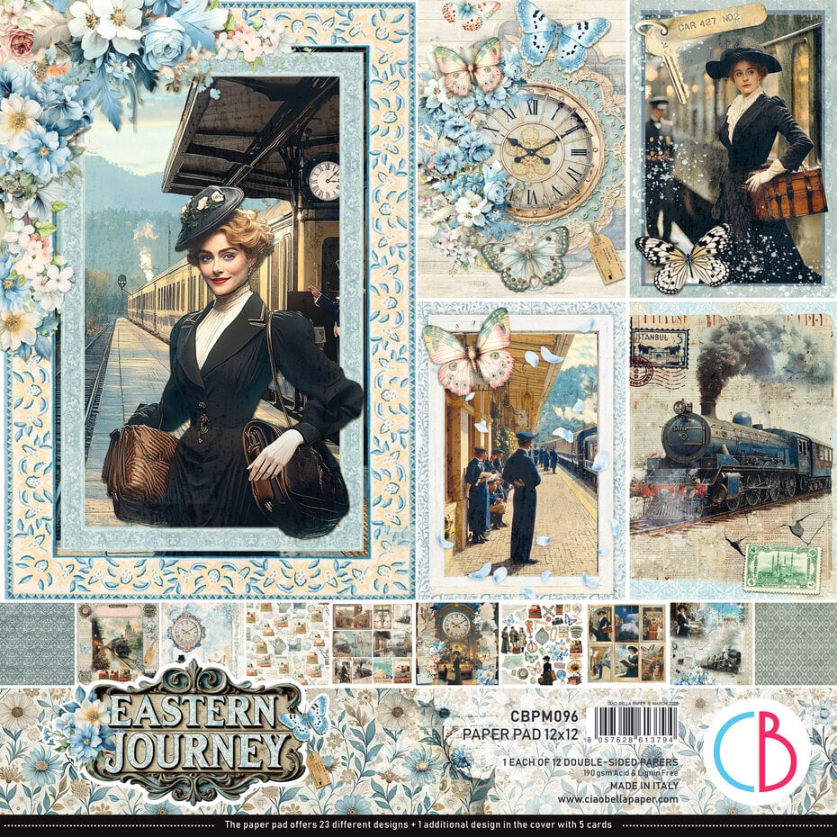 Ciao Bella Eastern Journey 12x12 Paper Pad (CBPM096)