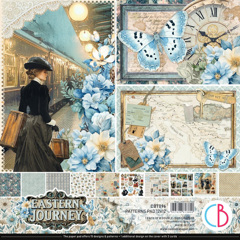 Ciao Bella Eastern Journey 12x12 Patterns Pad (CBT096)