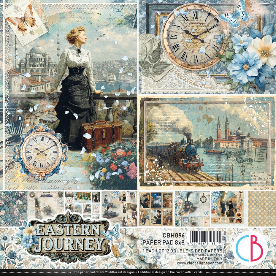 Ciao Bella Eastern Journey 8x8 Paper Pad (CBH096)