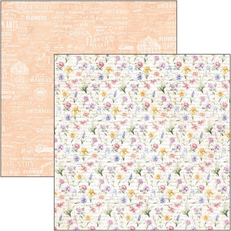 Ciao Bella Flower Shop 8x8 Inch Paper Pad (12pcs) (CBH077)