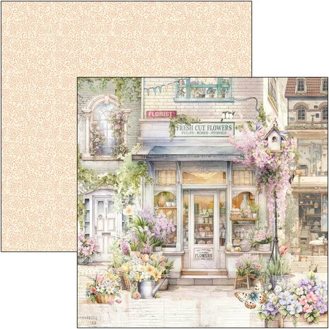 Ciao Bella Flower Shop 8x8 Inch Paper Pad (12pcs) (CBH077)