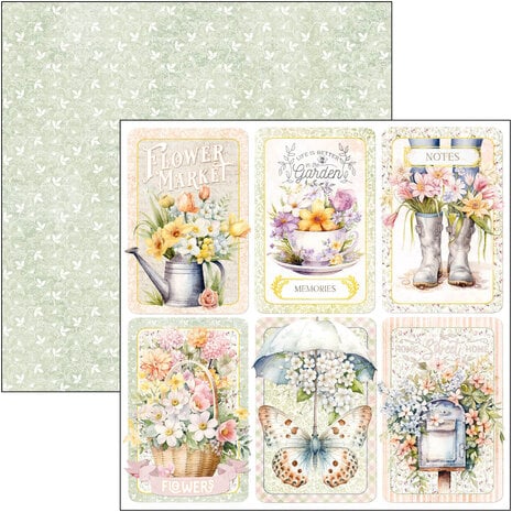 Ciao Bella Flower Shop 8x8 Inch Paper Pad (12pcs) (CBH077)