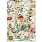Ciao Bella Golden Winter A4 Junk Journal Ephemera Book (32pcs) - CBB032