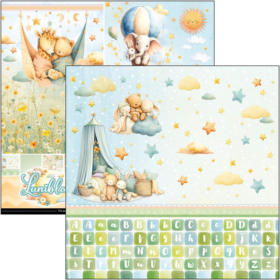 Ciao Bella Lunibloom 12x12 Inch Patterns Pad (8pcs) (CBT093)