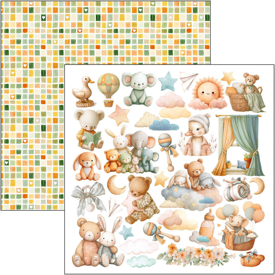Ciao Bella Lunibloom 12x12 Inch Patterns Pad (8pcs) (CBT093)
