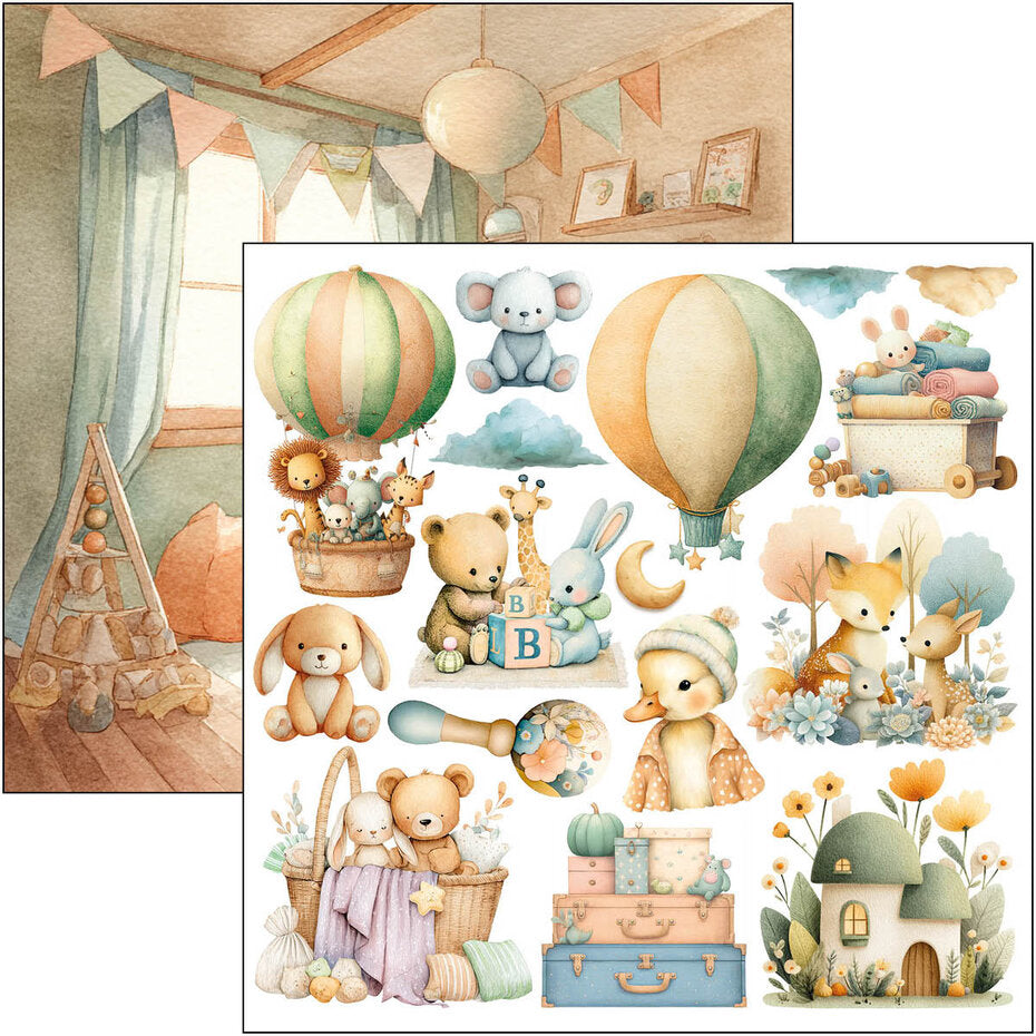 Ciao Bella Lunibloom 6x6 Inch Fussy Cut Pad (24pcs) (CBQE093)