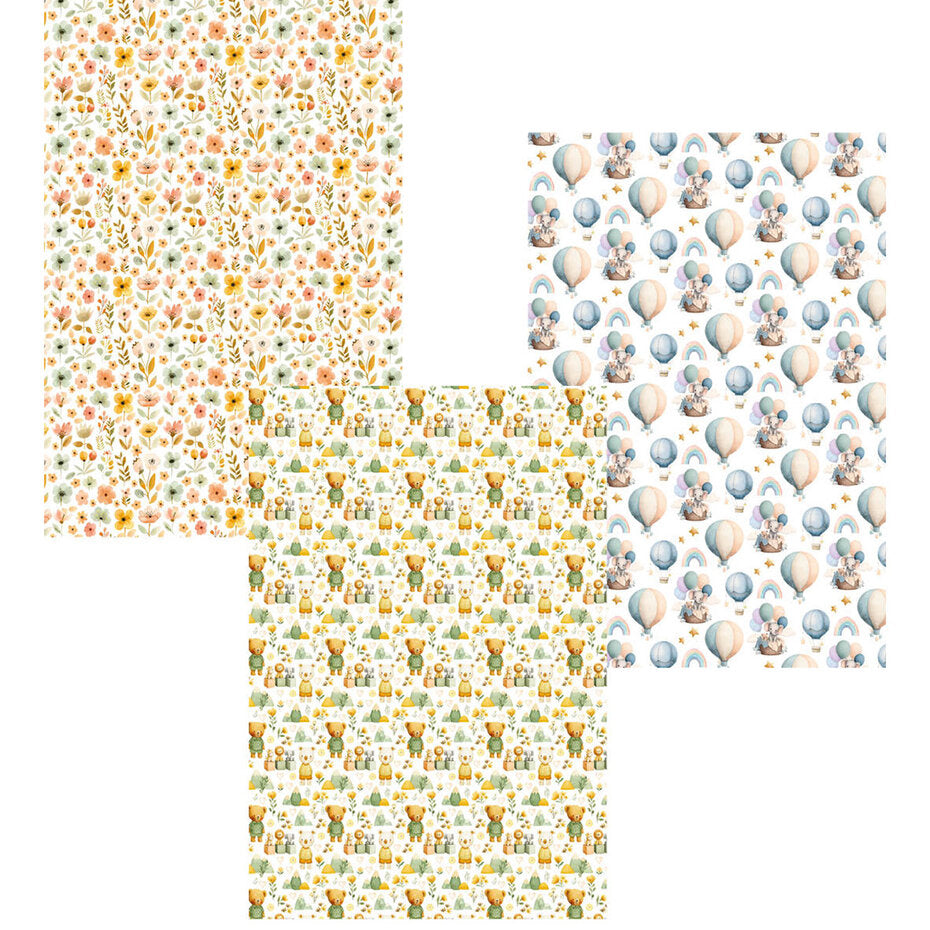 Ciao Bella Lunibloom A4 Deluxe Paper Pearl & Vellum Dual Pack Mixed (6pcs) (CBX006)