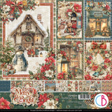 Ciao Bella Merry & Bright 12x12 Inch Paper Pad (12pcs) - CBPM098