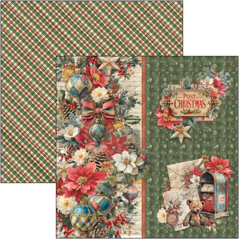 Ciao Bella Merry & Bright 12x12 Inch Paper Pad (12pcs) - CBPM098