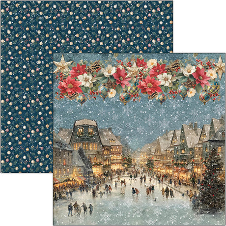 Ciao Bella Merry & Bright 12x12 Inch Paper Pad (12pcs) - CBPM098