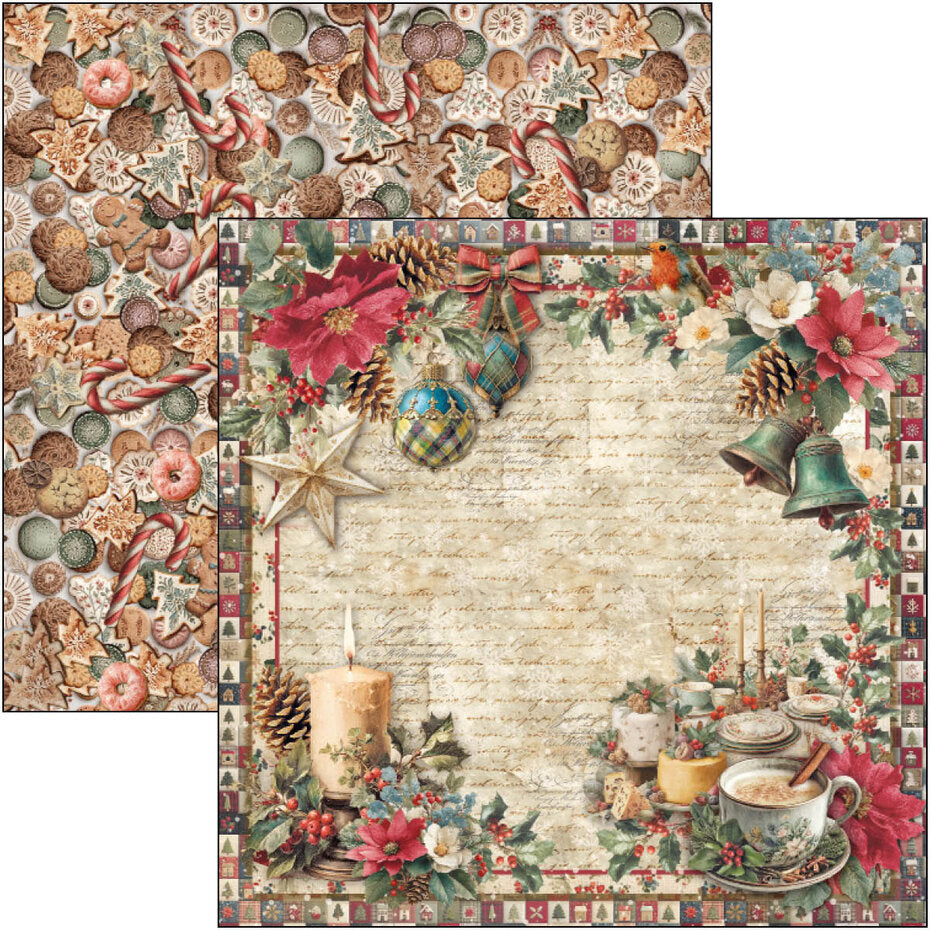 Ciao Bella Merry & Bright 12x12 Inch Paper Pad (12pcs) - CBPM098