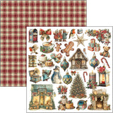 Ciao Bella Merry & Bright 12x12 Inch Paper Pad (12pcs) - CBPM098