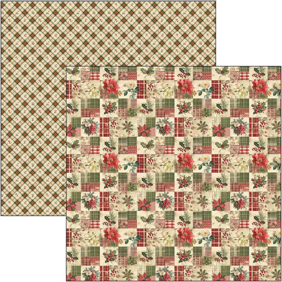 Ciao Bella Merry & Bright 12x12 Inch Paper Pad (12pcs) - CBPM098