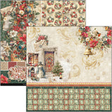Ciao Bella Merry & Bright 12x12 Inch Patterns Pad (8pcs) - CBT098