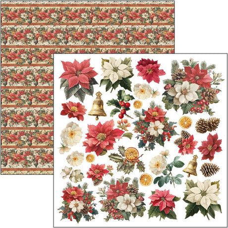Ciao Bella Merry & Bright 12x12 Inch Patterns Pad (8pcs) - CBT098