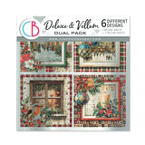Ciao Bella Merry & Bright 6x6 Inch Deluxe Paper Silver & Vellum Dual Pack Mixed (6pcs) - CBXQ011