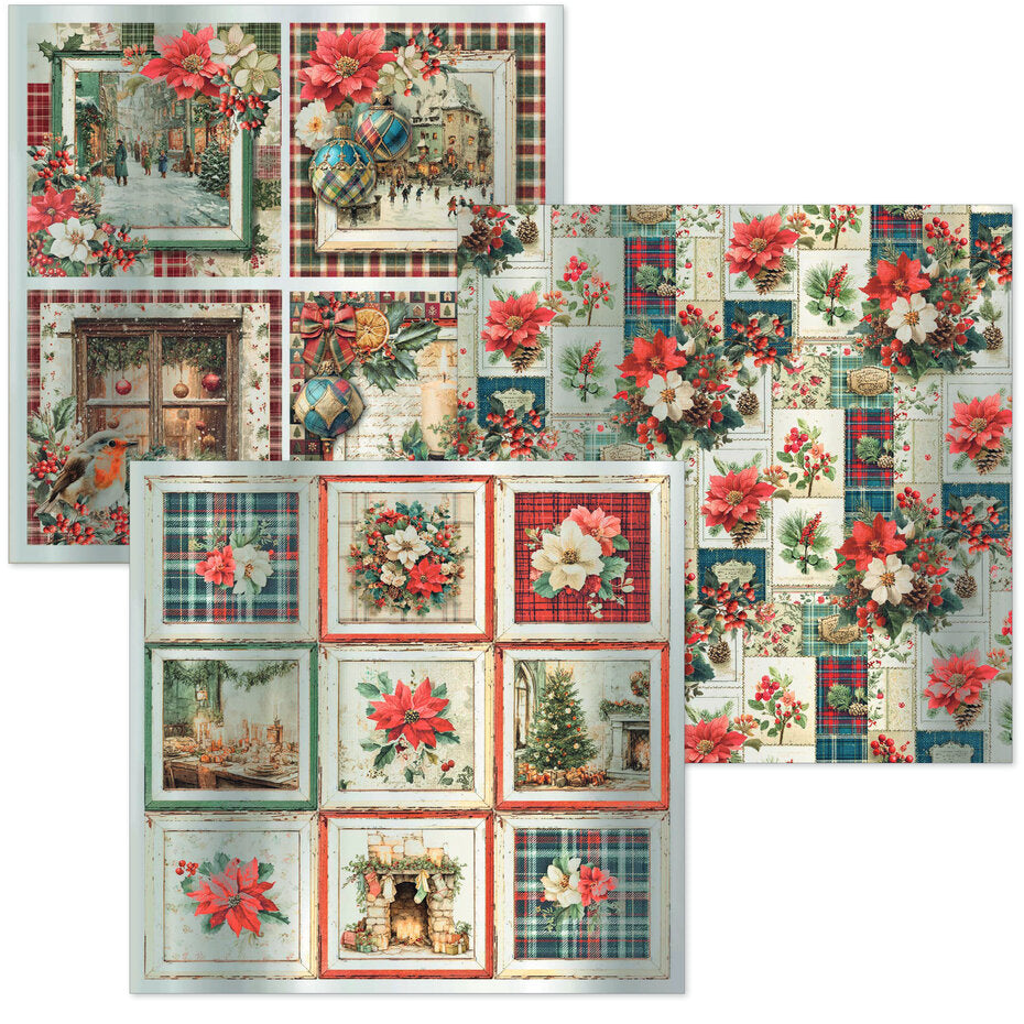 Ciao Bella Merry & Bright A4 Deluxe Paper Silver & Vellum Dual Pack Mixed (6pcs) - CBX011