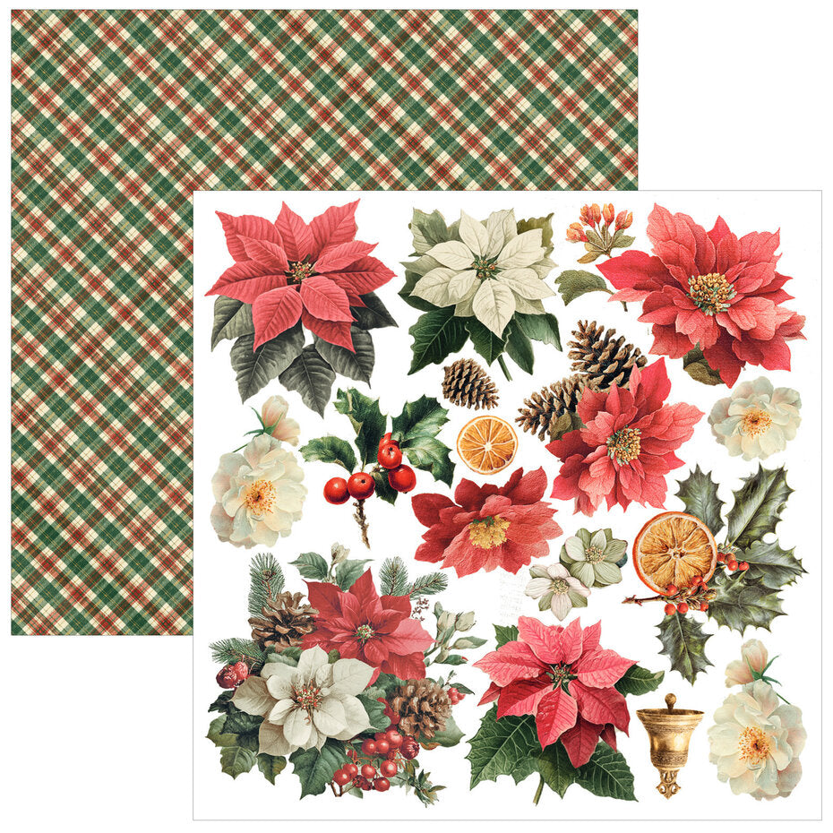 Ciao Bella Merry & Bright 6x6 Inch Fussy Cut Pad (24pcs) - CBQE098