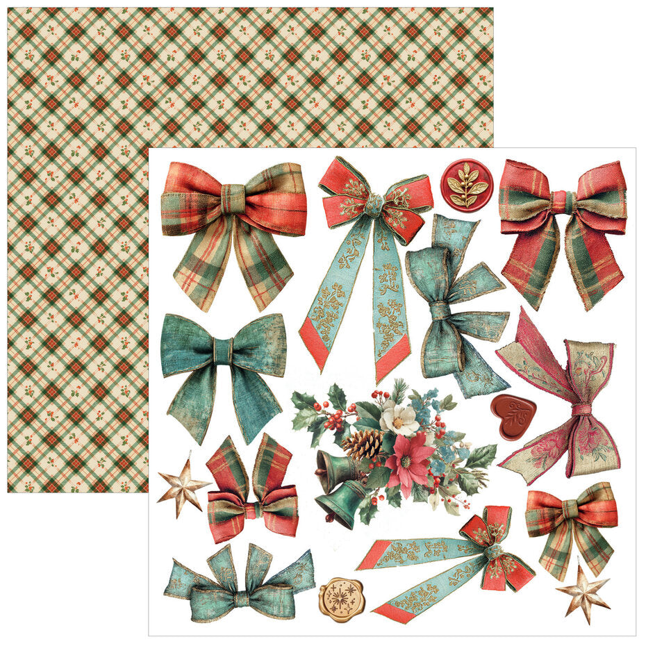 Ciao Bella Merry & Bright 6x6 Inch Fussy Cut Pad (24pcs) - CBQE098