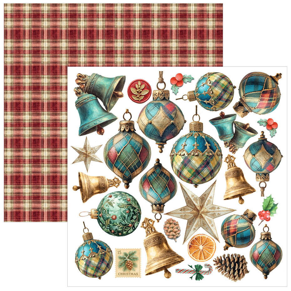 Ciao Bella Merry & Bright 6x6 Inch Fussy Cut Pad (24pcs) - CBQE098