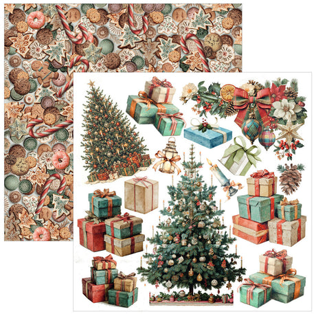 Ciao Bella Merry & Bright 6x6 Inch Fussy Cut Pad (24pcs) - CBQE098