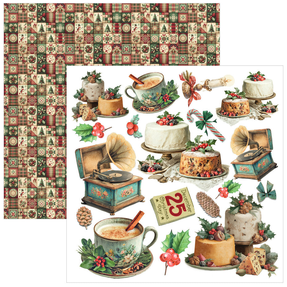 Ciao Bella Merry & Bright 6x6 Inch Fussy Cut Pad (24pcs) - CBQE098